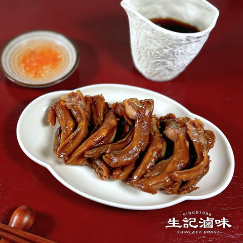 滷水鵝中掌 Goose Feet x4